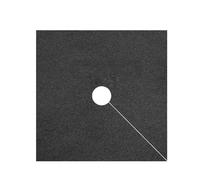 ETUELNOPT Tappetino Protettivo per Alberi con pacciamatura, Tappetini Neri for Il Controllo delle Erbacce Protezione Piante degli Alberi 0,8-1,5 m Quadrati 10/15/20 Pezzi(0.8X0.8M,20pcs)