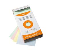 Etui 100 fiches bristol lignees - 75x125mm