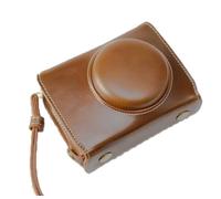 Etui Batteriefach Per Fuji XF10 Fotocamera Tasche Marrone CC1742b