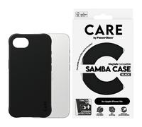 Panzer Glass, Cover per iPhone 16e Silicone Antiurto 2.4m Samba, Nero