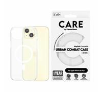 Etui CARE by PanzerGlass Urban Combat Case MagSafe für iPhone 15 Plus - weiß