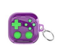 Étui de Protection Intégral pour Galaxy Buds 4 Coque Transparente Anti-Rayures et Anti-Poussière, Compatible Avec les Écouteurs Galaxy Buds 4 Pro (Viola Trasparente)