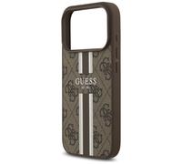Etui do iPhone 17 Pro Guess - MagSafe, plecki ochronne brązowe TPU/plastik
