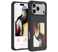 Etui E-Ink 4smarts z wyświetlaczem NFC Qi2 do iPhone 17 Pro Max czarny