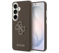 Etui Guess Grained Big 4G Metal Logo do Samsung Galaxy S26+ brązowy