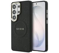Etui Guess Saffiano Peony Embossed Ring MagSafe do Samsung Galaxy S26 Ultra cza