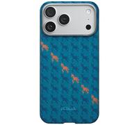 Etui PITAKA Happiness Rides Edge Case MagSafe do iPhone 17 Pro Max indigo