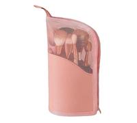 Étui Pour Pinceaux de Maquillage - Étanche, à Compartiments, Autoportante | Pochette de Pour Pinceaux de Maquillage - Pour Femmes Filles Crayon à Sourcils Rouge à Lèvres Bijoux, rosa., Siehe
