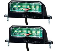 ETUKER 2Pezzi Luce della targa Bianco 12v LED Impermeabile CE Feux per Camion SUV Rimorchio Van RV