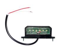 ETUKER Luci Targa LED 6 Chip, 12V-24V Impermeabile, Risparmio Energetico, Fanale Posteriore Universale per Camion, Rimorchio, RV, Auto, Moto, Portatarga