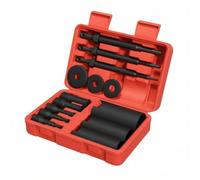 Etyldya 14 Pezzi Estrattore Cuscinetti Interni Set Riparazione Attrezzi Smontaggio Acciaio 45 con Tubi Boccole E Barre Filettate in Custodia Rigida Adatto per Manutenzione Motocicli Cicli Veicoli