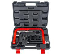 Etyldya Compressore Molle Valvole Strumento Compressione E Rimozione Poppet Kit Utensili Adattatori Multipli in Acciaio al Carbonio E Valigetta Adatto per