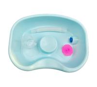 Etyldya Lavabo per Capelli, Bacinella per Shampoo, Accessori per Il Lavaggio, Lavaggio Dei Capelli a Letto, Lavabo per Uso Domestico, Allettato, Disabile, Verde
