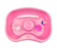 Etyldya Lavabo per Capelli, Bacinella per Shampoo, Accessori per Il Lavaggio, Lavaggio Dei Capelli a Letto, Lavabo per Uso Domestico, Allettato, Disabile, ROSA