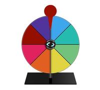 Etyldya Ruota Girevole, Roulette da Tavolo, Tabellone di Gioco, Leggera, Lavabile, con Accessori, Supporto E Puntatore per Feste, Eventi Aziendali, Compleanni, Base Nera