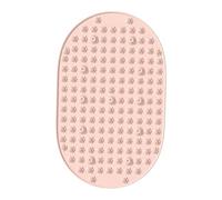 Etyldya Tappetino per Agopressione, Cuscino per I Piedi, Facile Da Pulire, Antiscivolo, per Massaggio Riflessologico, per Camminare, a Forma di Zampa Rosa