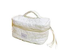 ETZRYSYB Borsa per il trucco tinta unita morbida cose trucco grande borsa organizer borse cosmetiche donna toilette borsa cosmetica donna borsa cosmetica, Colore unico, Taglia unica