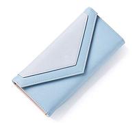ETZRYSYB Borse per le Donne Busta Portafoglio Donne di Marca Femminile Portafoglio Titolare di Carta Telefono Coin Pocket Ladies Purse, Blu, Taglia unica