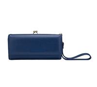 ETZRYSYB Borse per le donne comode stile contratto portafogli lunghi per le donne in pelle morbida portamonete da donna design dolce porta carte borse, Blu, Taglia unica