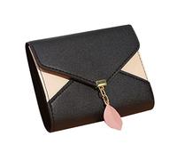 ETZRYSYB Borse per le donne portafoglio donna PU pelle breve signore pochette piccola portamonete tre volte borsa multi-card slot porta carte portafogli, Colore unico, Taglia unica