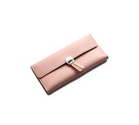 ETZRYSYB Borse per le Donne Portafoglio Femminile PU Pelle Donne Portafogli Signore Lungo Design Hasp Zipper Borse Frizione Cambiamento Titolari di Carte Moneta, rosa, Taglia unica