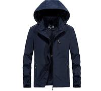 ETZRYSYB Giacca da uomo Autodifesa Sicurezza Anti-taglio Giacca a prova di pugnalata Guardia del corpo Servizio di Forza Speciale Stealth Difesa Polizia Abbigliamento tattico personale, Blu, L
