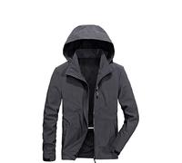 ETZRYSYB Giacca Uomo Abbigliamento per Autodifesa Equipaggiamento Tattico Giacca Stealth Antitaglio Resistente a Coltelli, Tagli, Punture e Spine Protezione Sicurezza, grigio, XL