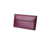 ETZRYSYB Portafogli da donna in pelle portafoglio e borsa lunga con cerniera femmina/maschio portafogli portamonete portafoglio carta, Viola, Taglia unica