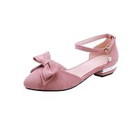 ETZRYSYB Sandali da donna Scarpe da donna con tacco alto scarpe da donna décolleté a farfalla con fibbie, rosa, 39 1/3 EU