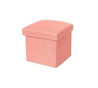 ETZRYSYB Scatola portaoggetti a forma di cubo, pieghevole, poggiapiedi(4)