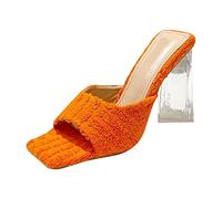 ETZRYSYB Tacchi per le donne Sandali con tacco alto da donna Sandali con tacco alto, Colore unico, 36 1/3 EU
