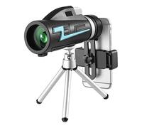 ETZRYSYB Telescopio potente binocolo monoculare potente telescopio impermeabile Lang Range Scope con smartphone turismo/caccia all'aperto (set da 10 x 42)