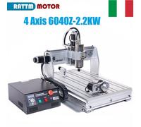 【EU】 6040 USB 4 Axis Mach3 2.2KW 2200W CNC Router Fresatrice per incisione 220V