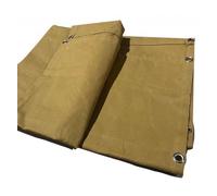 EU Fabrics - Telone di copertura in tela di cotone, impermeabile, resistente, per mobili da giardino, ideale per barche, tende e rifugi da campeggio, 100% cotone cerato per esterni (2,8 m x 4 m)
