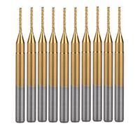 EU_HOLY, confezione da 10 punte rivestite in titanio da 0,8 mm per PCB, SMT, stampi e plastica