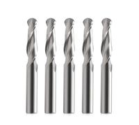 EU_HOZLY 6 x 22 mm 2 flauto carburo fresa a testa sferica CEL confezione da 5 (6x6×22mm)
