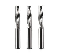 EU_HOZLY Fresa 6mm gambo scanalatura singola bit per fresa CNC per alluminio gambo 6mm, 22mm lunghezza di taglio, 50mm lunghezza totale, fresatrice cnc alluminio, fresa cnc (6 * 22 * 50)
