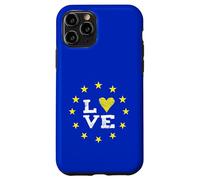 EU love europa Bruxelles parlamento democrazia stelle gialle Custodia per iPhone 11 Pro