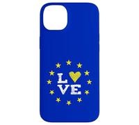 EU love europa Bruxelles parlamento democrazia stelle gialle Custodia per iPhone 14 Plus