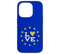 EU love europa Bruxelles parlamento democrazia stelle gialle Custodia per iPhone 14 Pro