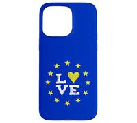 EU love europa Bruxelles parlamento democrazia stelle gialle Custodia per iPhone 15 Pro Max