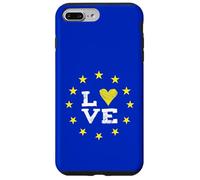 EU love europa Bruxelles parlamento democrazia stelle gialle Custodia per iPhone 7 Plus/8 Plus