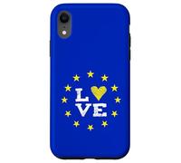 EU love europa Bruxelles parlamento democrazia stelle gialle Custodia per iPhone XR