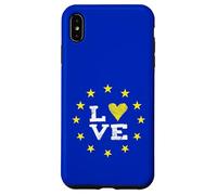 EU love europa Bruxelles parlamento democrazia stelle gialle Custodia per iPhone XS Max