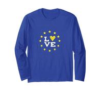 EU love europa Bruxelles parlamento democrazia stelle gialle Maglia a Manica