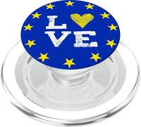 EU love europa Bruxelles parlamento democrazia stelle gialle PopSockets PopGrip per MagSafe