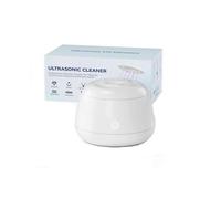 (EU Plug) Ultrasonic Cleaner For Retainers Dentures Jewelry Cleaning Machine Mini Portable UV Ultrasonic False Teeth Retainer Cleaner