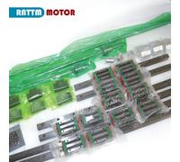 【EU】 Square Linear Rail Guide L-400/1000/1500mm&Ballscrew SFU1605 with Nut+HGH20