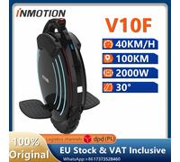 EU Stock Inmotion V10F Monociclo Elettrico 84V 960Wh Batteria 2000W Motore 40 km/h Velocità Originale V10F Self Balance EUC E-Wheel V10F