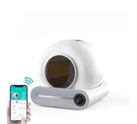 EU Stock scatola per lettiera per gatti intelligente completamente automatica autopulente APP per toilette per gatti di grande capacità controllo intelligente, forniture per animali domestici